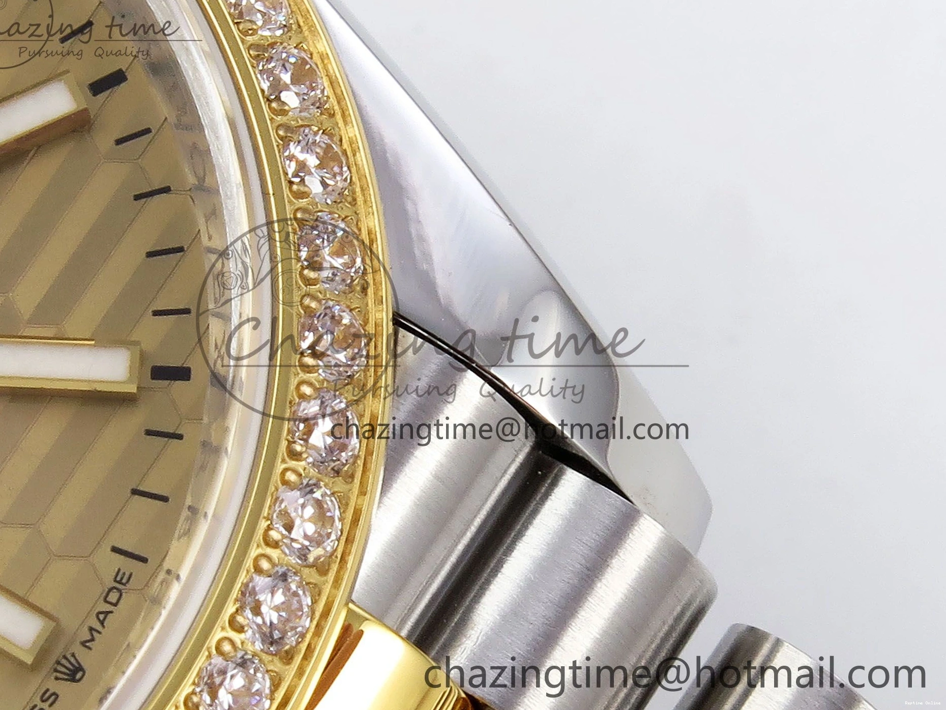 0223 Minimalist DateJust 36 SS 126283rbr VSF 1:1 Best Edition 904L Steel YG Textured Dial on Jubilee Bracelet VS 1378